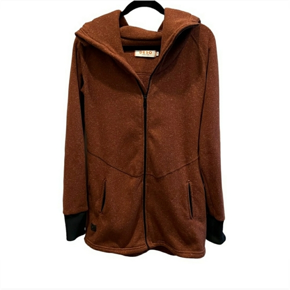 *SOLD*🧡DESO Supply Co•Wanderer Zip Hoodie•Terra Cotta Rust•Large🎉3xHP!🎉 - Picture 5 of 15